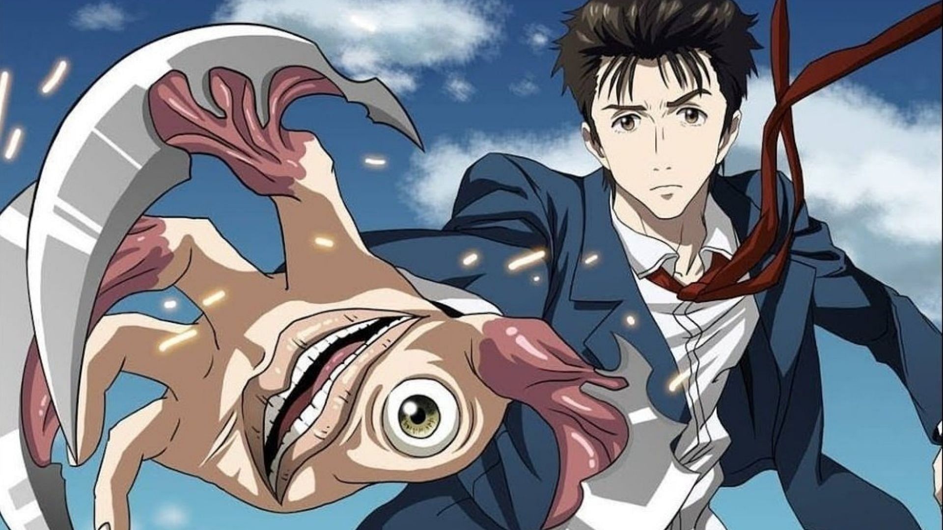 Shinichi Izumi, as seen in the action anime with almost no filler, Parasyte: The Maxim (Image via Madhouse)